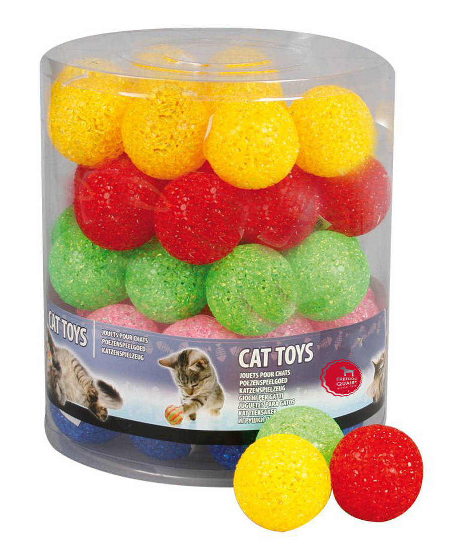 Bote Pelota Brillante 60pcs